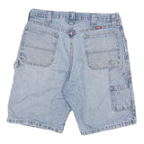WRANGLER Mens Denim Blue Casual Shorts L W34 Cotton Blend Relaxed Fit