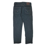 LEVI'S 501 Mens Jeans Black Regular Straight Denim W32 L27 Button Cotton Blend
