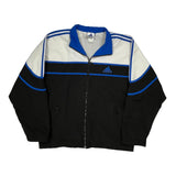 Adidas Track Jacket - Large Black Polyester
