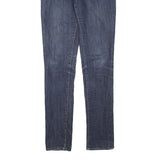 VANS Womens Blue Slim Skinny Denim Jeans W29 L31 Stretch Cotton Blend Zip