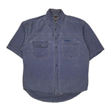 Vintage Levis Denim Shirt - Medium Blue Cotton