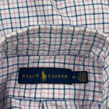Ralph Lauren Checked Short Sleeve Shirt - Medium Multicoloured Cotton