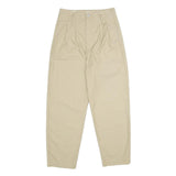 LEVI'S Womens Cotton Blend Beige Loose Straight Trousers W26 L28 Casual