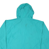 CHAMPION Mens Blue Green Hooded Nylon Jacket XL Windbreaker Zip Lightweight