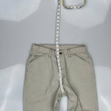 Unbranded Trousers - 30W UK 12 Beige Cotton