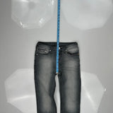 True Religion Skinny Jeans - 28W US 2 Gray Cotton Blend