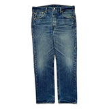 501 Levis Jeans - 34W 32L Blue Cotton