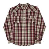 Levis Checked Flannel Shirt - 2XL Multicoloured Cotton
