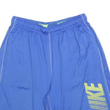NIKE Mens Shorts Blue M W30 Sports Logo Casual Polyester Activewear