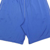 NIKE Mens Shorts Blue M W30 Sports Logo Casual Polyester Activewear