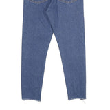 LEVI'S Wedgie Skinny Womens Jeans Blue Slim Skinny Denim Regular W30 L28 Raw Hem