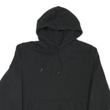 PUMA Mens Black Hoodie S Cotton Blend Pullover Drawstring Hood Pocket