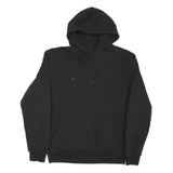PUMA Mens Black Hoodie S Cotton Blend Pullover Drawstring Hood Pocket