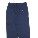 NAUTICA Mens Joggers Navy Blue Regular Straight M W30 L28 Cotton Blend Casual