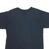 GILDAN Mens Black Chicago Blues Graphic T-Shirt L Short Sleeve Crew Neck Cotton
