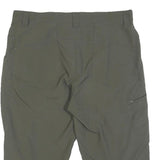 MAMMUT Womens Shorts Green Casual L W34 Polyester Blend Outdoor Zip Pocket