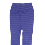 NIKE Womens Joggers Purple Striped Slim Tapered S W24 L25 Athletic Wear