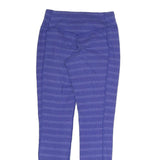 NIKE Womens Joggers Purple Striped Slim Tapered S W24 L25 Athletic Wear