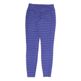 NIKE Womens Joggers Purple Striped Slim Tapered S W24 L25 Athletic Wear