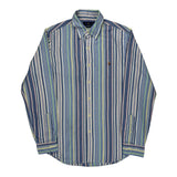 Ralph Lauren Striped Shirt - Medium Multicoloured Cotton
