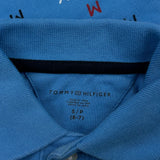 Age 6-7 Tommy Hilfiger Polo Shirt - Small Blue Cotton