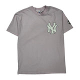 New York Yankees Majestic Mlb T-Shirt - XL Purple Cotton