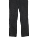 LEVI'S Mens Slim Black Denim Slim Jeans W32 L34 Zip Cotton Blend Casual