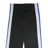 QUILOMBO Mens Joggers Black White & Blue L W37 L29 Polyester Blend Relaxed