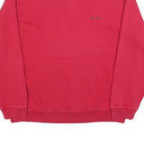 NAUTICA Mens Red Crew Neck L Sweatshirt Cotton Blend Pullover Casual