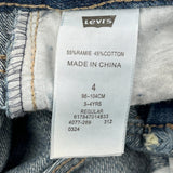 Age 3-4 Levis Jeans - Small Blue Cotton