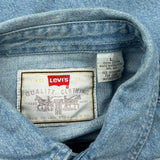 Levis Shirt - Large Blue Cotton