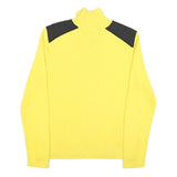 LAUREN RALPH LAUREN Womens Yellow & Black Plain Pullover Crew Neck Knit XL