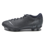 NIKE Vapor 14 Boys Football Boots Black Polyester Blend UK 5 Lightweight Durable