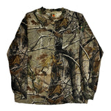 Russell Outdoors Long Sleeve T-Shirt - Large Camo Cotton