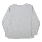 CALVIN KLEIN JEANS Mens Grey Crew Neck M Cotton Blend Pullover Logo Sweatshirt