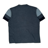 Vintage Armani Exchange T-Shirt - Large Blue Cotton