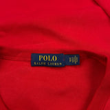 Polo By Ralph Lauren Spellout Sweatshirt - Small Red Cotton