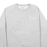 CHAMPION Mens Grey & Light Grey Cotton Blend Crew Neck XL Sweatshirt Casual
