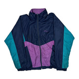 Asics Windbreaker - Large Green Nylon