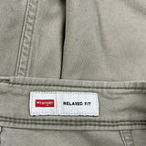 Wrangler Cargo Shorts - 36W 11L Khaki Cotton