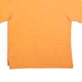 TOMMY HILFIGER Mens Orange Short Sleeve Polo Shirt 2XL Cotton Blend Classic
