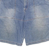 ANDY PAUL Mens Denim Blue Casual Shorts 3XL W38 Cotton Blend Relaxed Fit