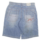 ANDY PAUL Mens Denim Blue Casual Shorts 3XL W38 Cotton Blend Relaxed Fit