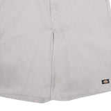 DICKIES Mens Shorts Grey Casual XL W40 Loose Fit Workwear Polyester Blend