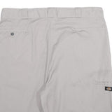 DICKIES Mens Shorts Grey Casual XL W40 Loose Fit Workwear Polyester Blend