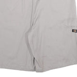 DICKIES Mens Shorts Grey Casual XL W40 Loose Fit Workwear Polyester Blend