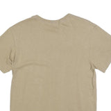 Mens Beige The Last Frontier Alaska Graphic T-Shirt M Short Sleeve Crew Neck