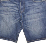 INSO Mens Denim Blue Casual Shorts L W36 Cotton Blend Stylish