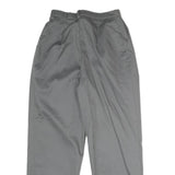 LEVI'S Womens Cotton Blend Grey Regular Straight Trousers W24 L25 Casual Smart