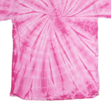 GENUINE MERCHANDISE Womens Pink Tie Dye Padres T-Shirt L Short Sleeve Crew Neck